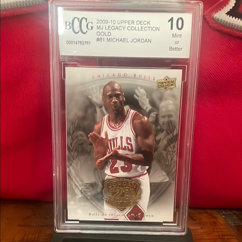 Michael Jordan Upper Deck MJ Legacy Gold Collection Graded 10